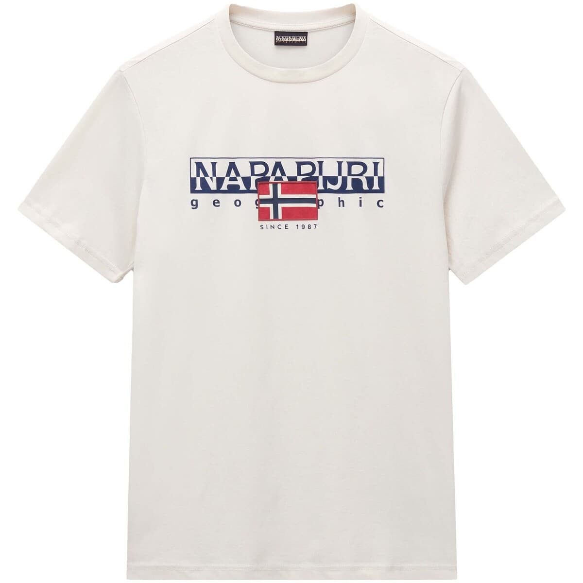 Men's T-Shirts Napapijri Beige