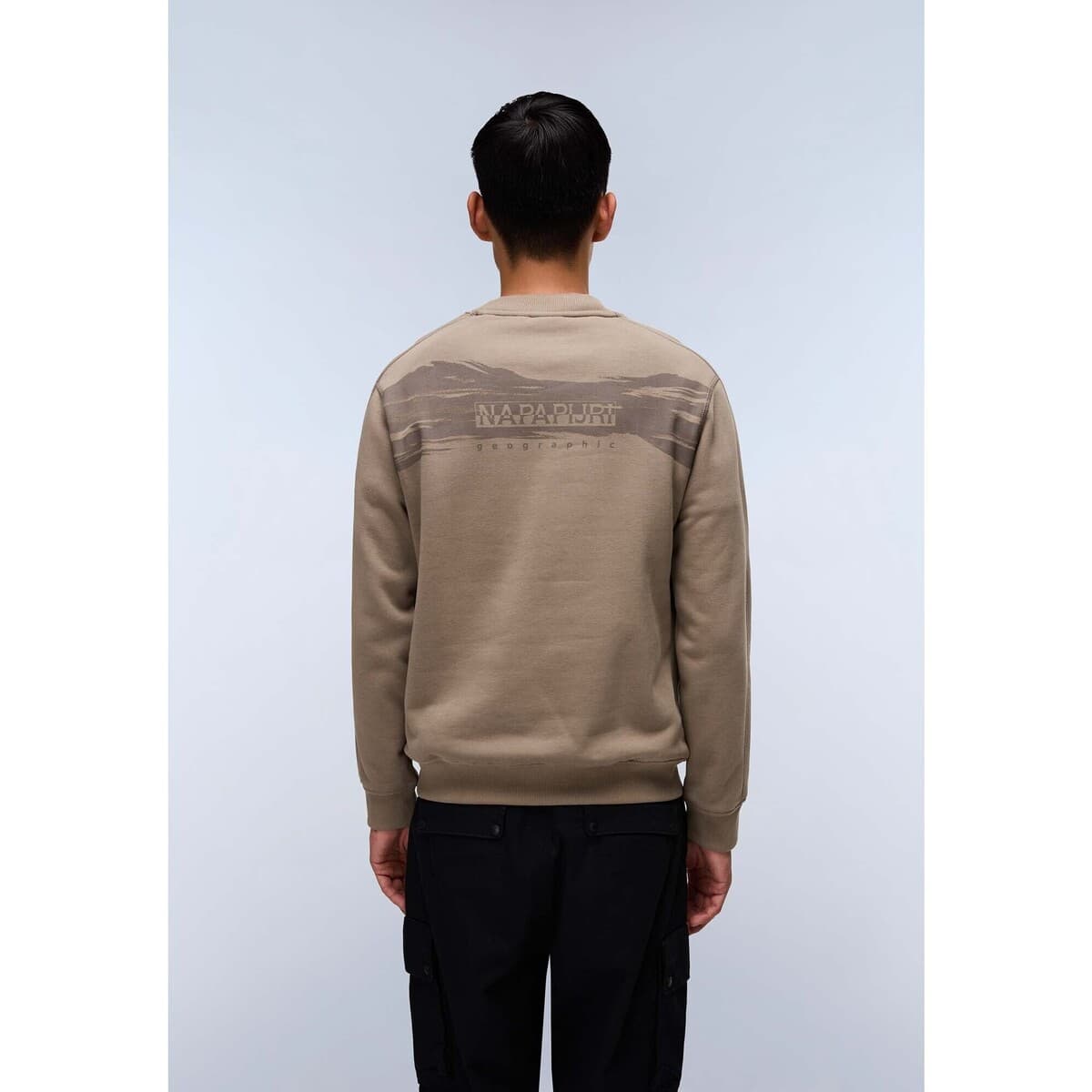 Men's Sports T-Shirts Napapijri Beige