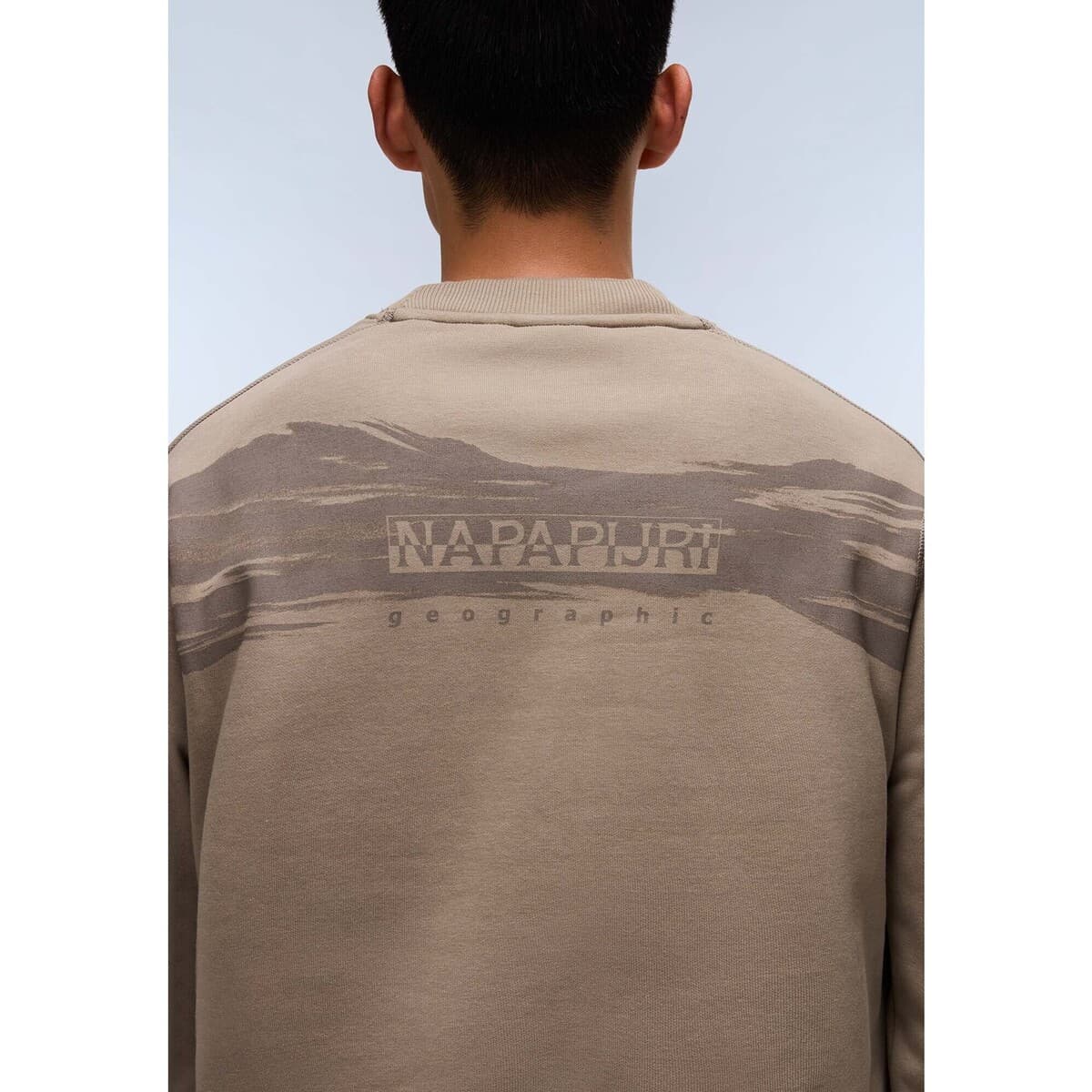 Men's Sports T-Shirts Napapijri Beige