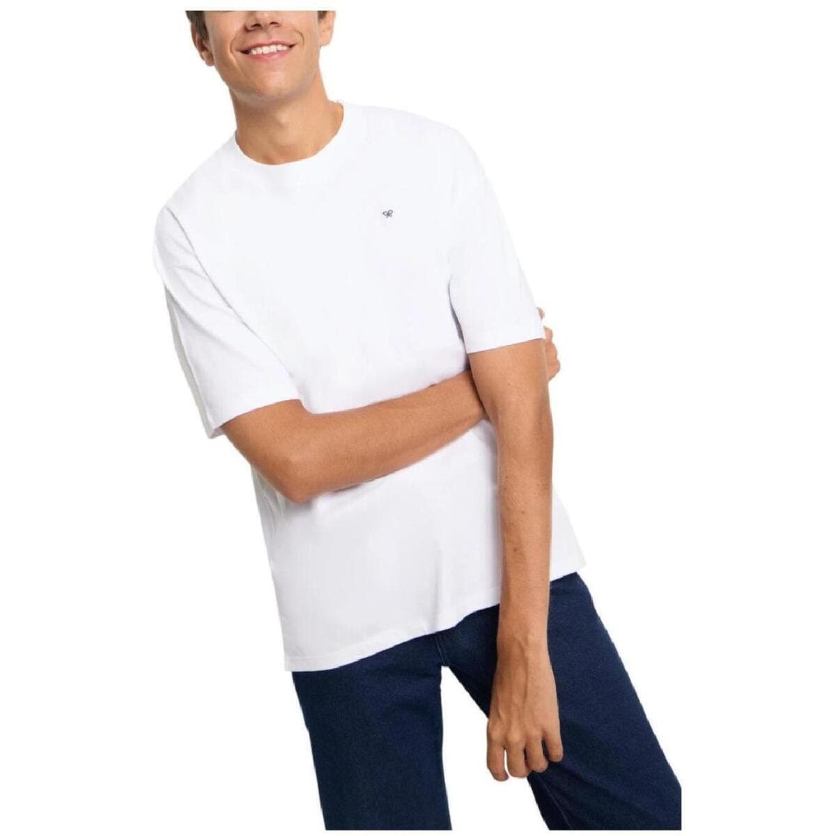 T-shirt με κοντά μανίκια Silbon 133775 blanco