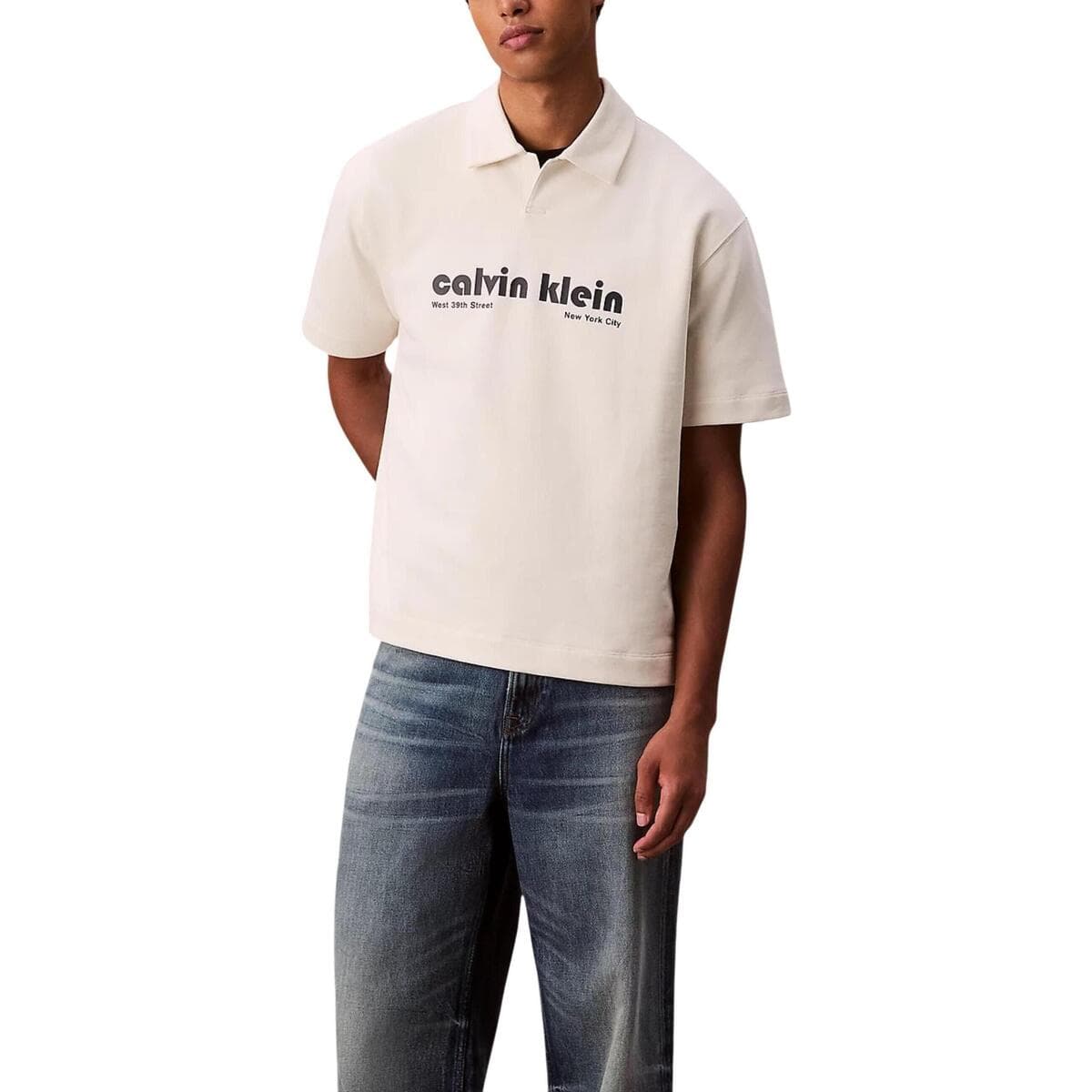 T-shirt με κοντά μανίκια Calvin Klein Jeans SS PREMIUM TERRY REL LV04RC243G