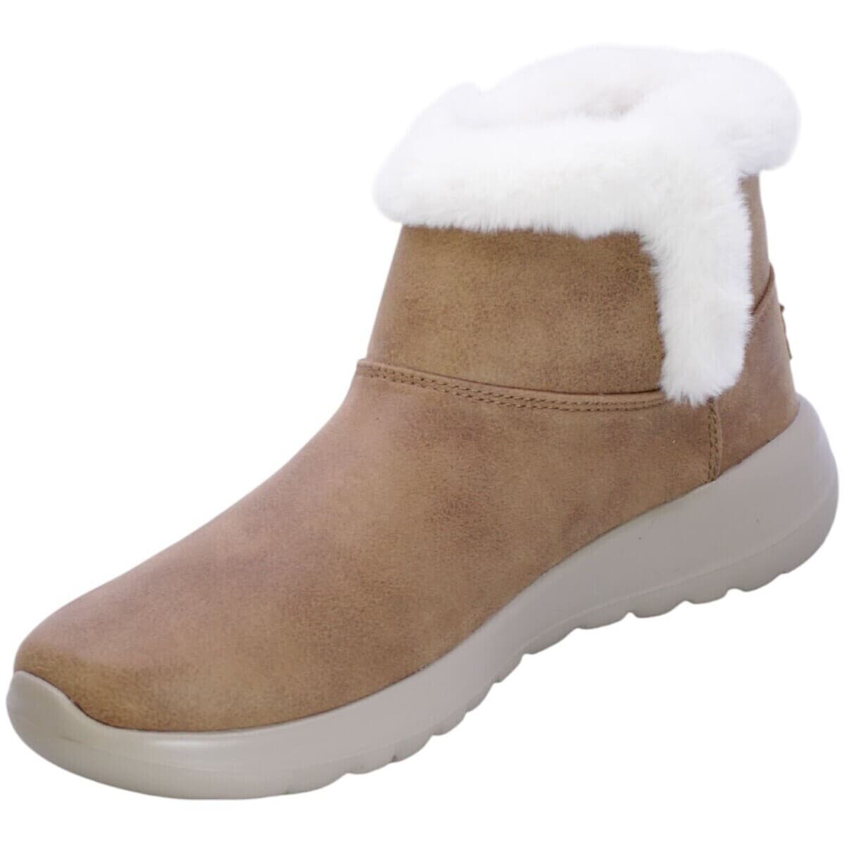 Women's Ankle Boots Skechers Beige