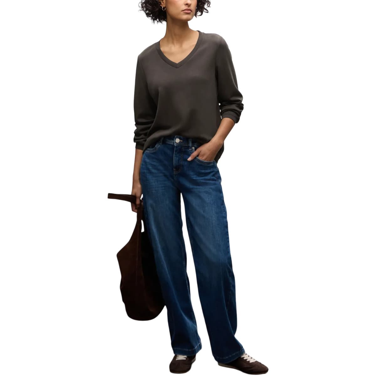 Women's T-Shirts Street One Brown