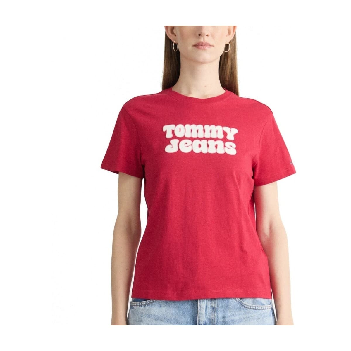 T-shirts & Polos Tommy Jeans Camisetas Mujer Modèle Tjw Reg Essential Logo 2