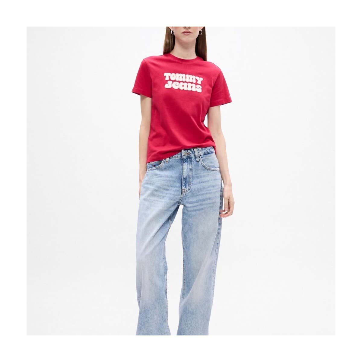 Women's T-Shirts Tommy Jeans Red
