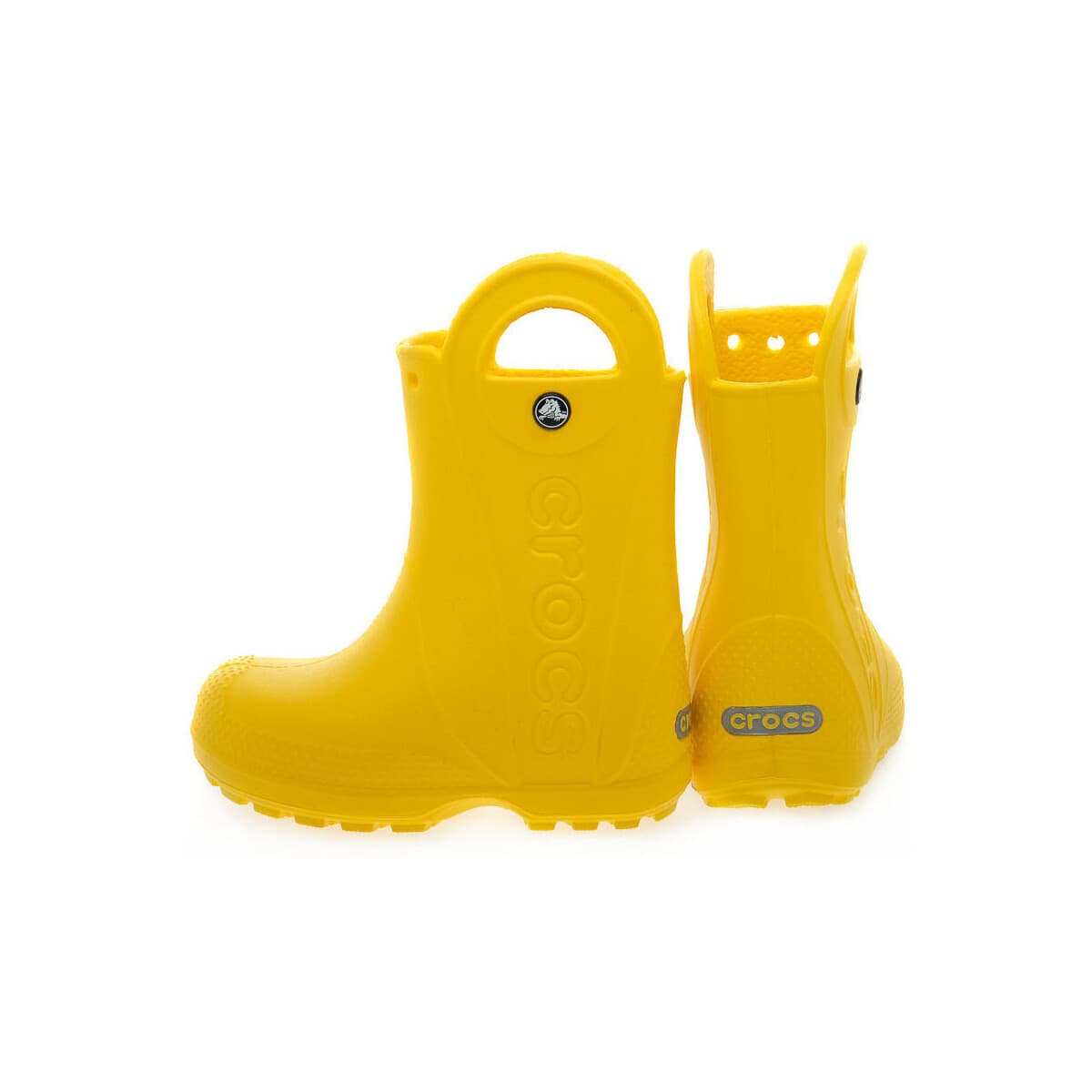 Boys' Wellington Boots Crocs Yellow