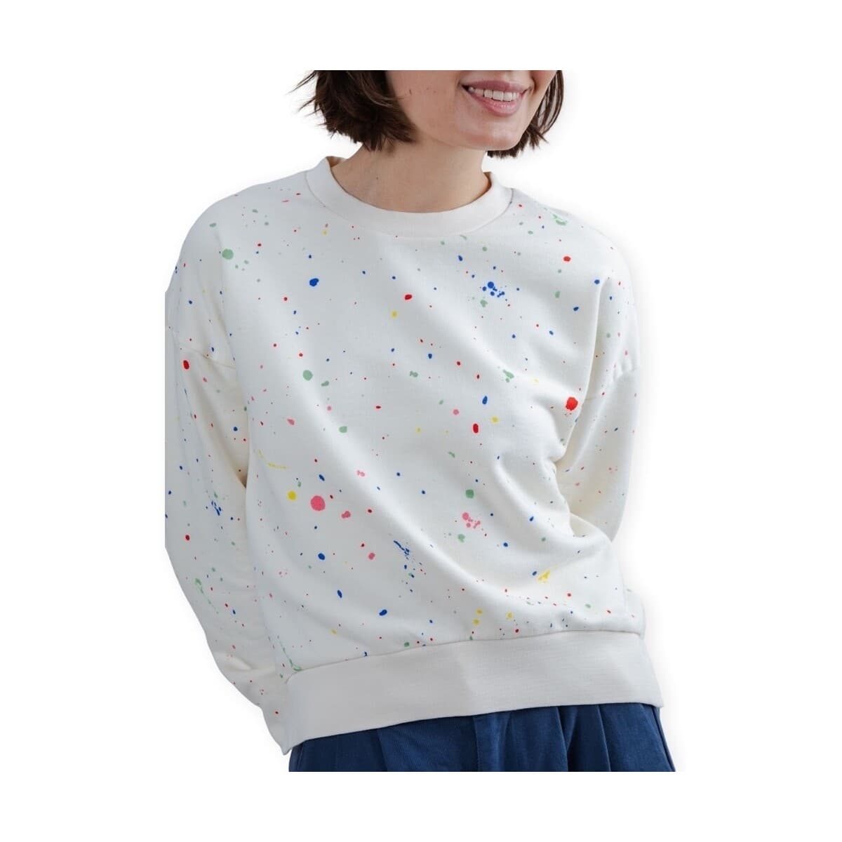 Women's Sweatshirts Brava Fabrics White