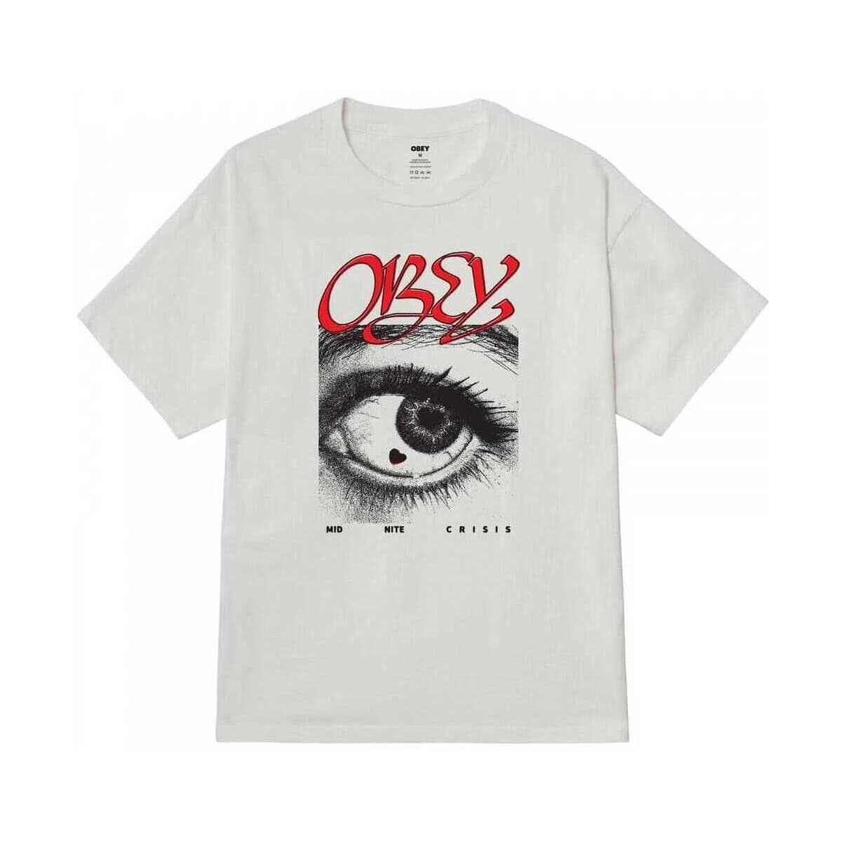 T-shirt με κοντά μανίκια Obey midnite crisis