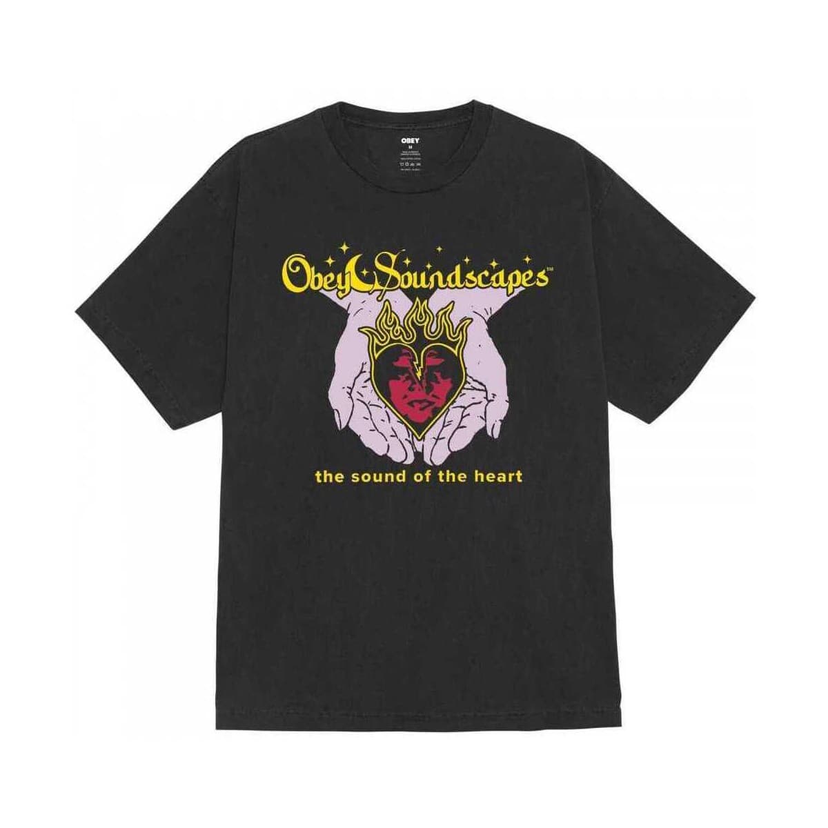 T-shirt με κοντά μανίκια Obey soundscapes