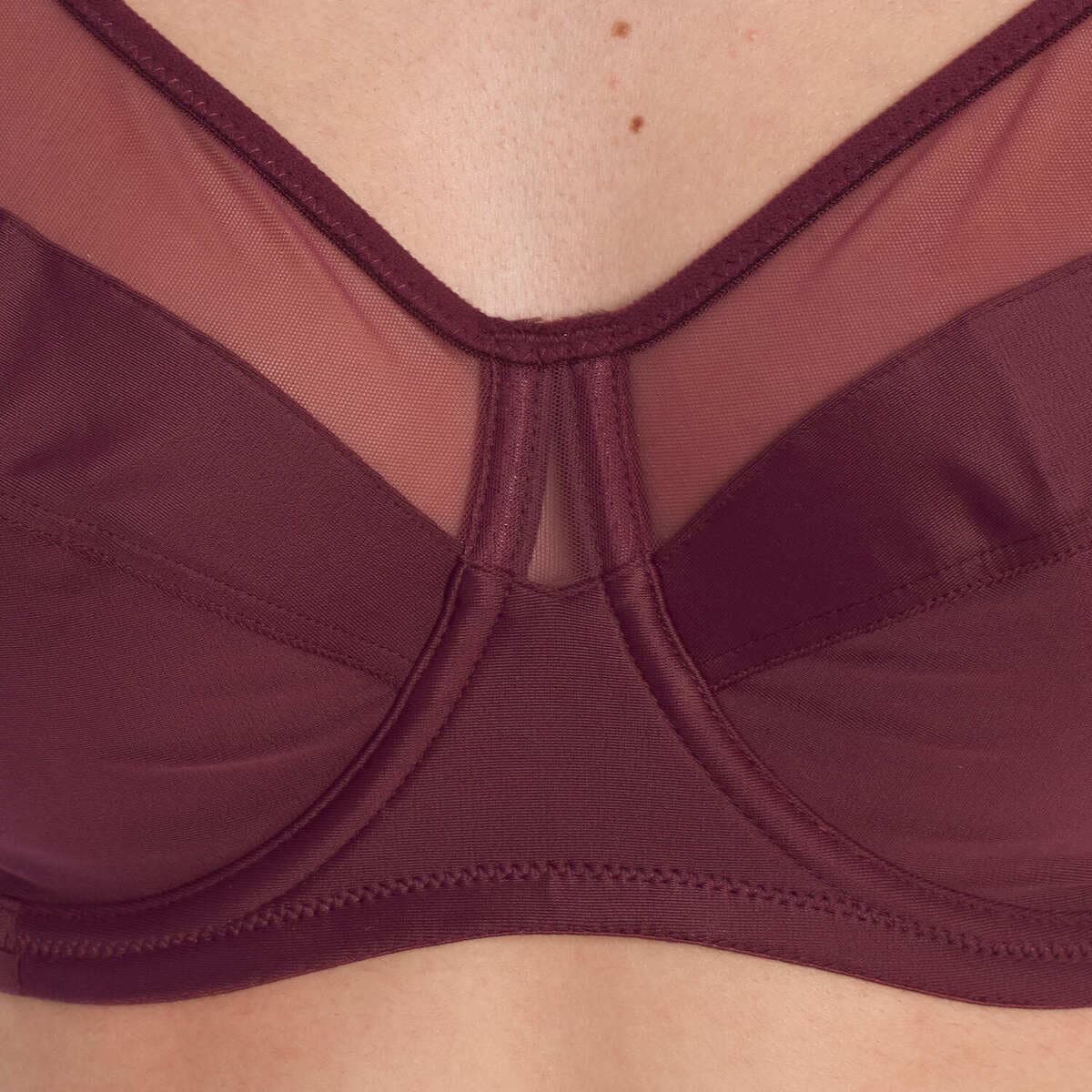 Women's Sports Bras DIM Bordeaux