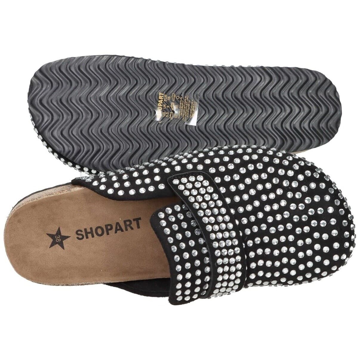 Women's Mules Shop Art Black