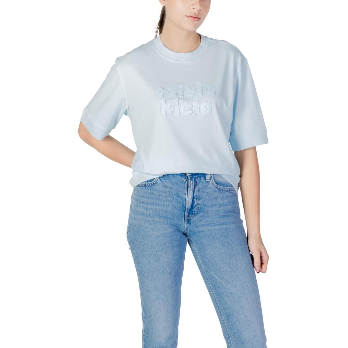Women's T-Shirts Calvin Klein Blue