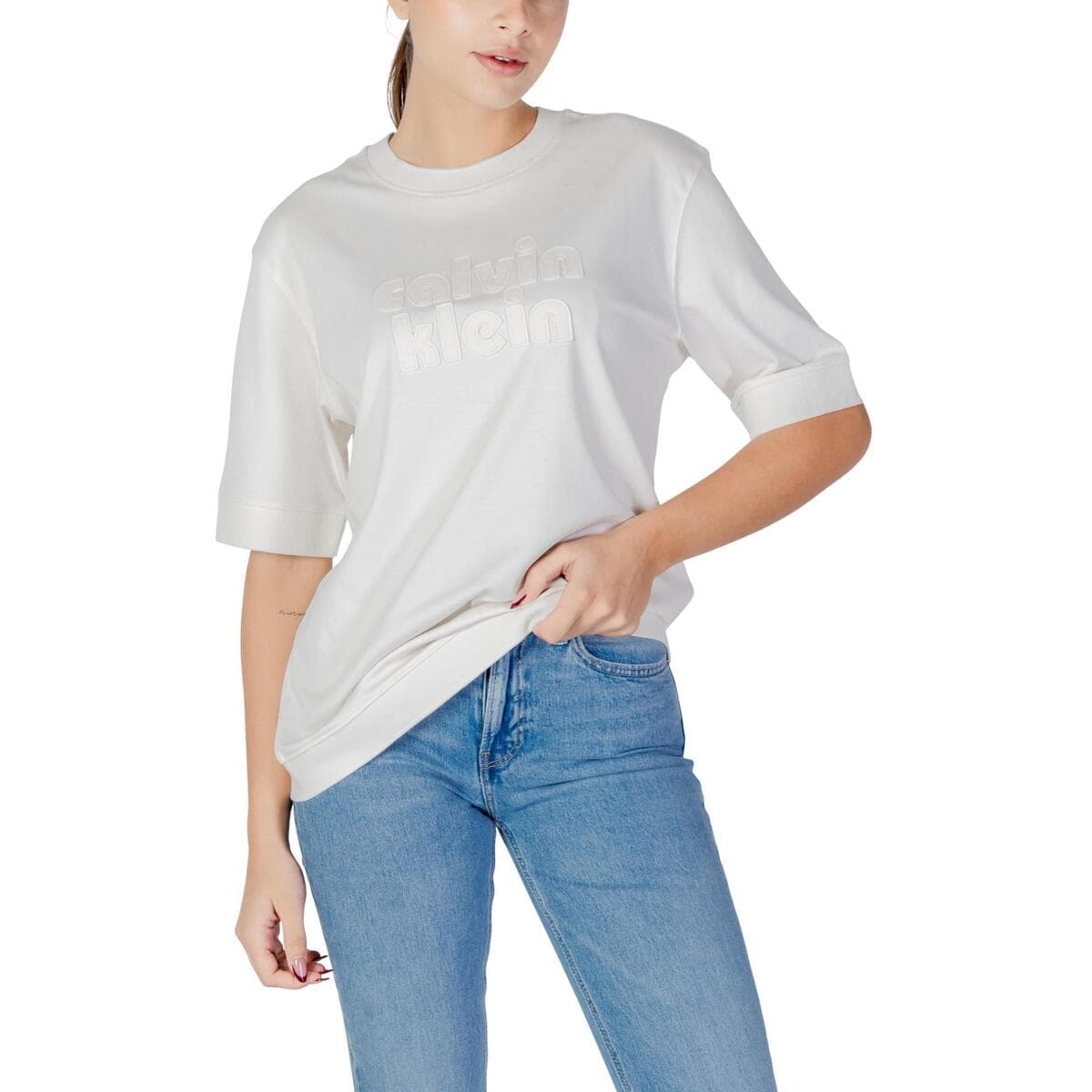 Women's T-Shirts Calvin Klein White
