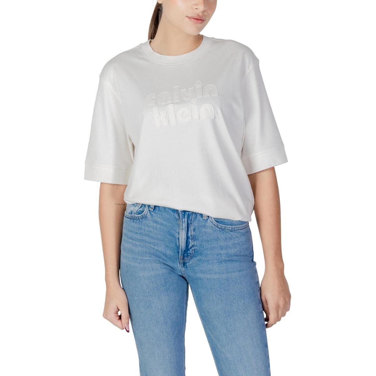 Women's T-Shirts Calvin Klein White