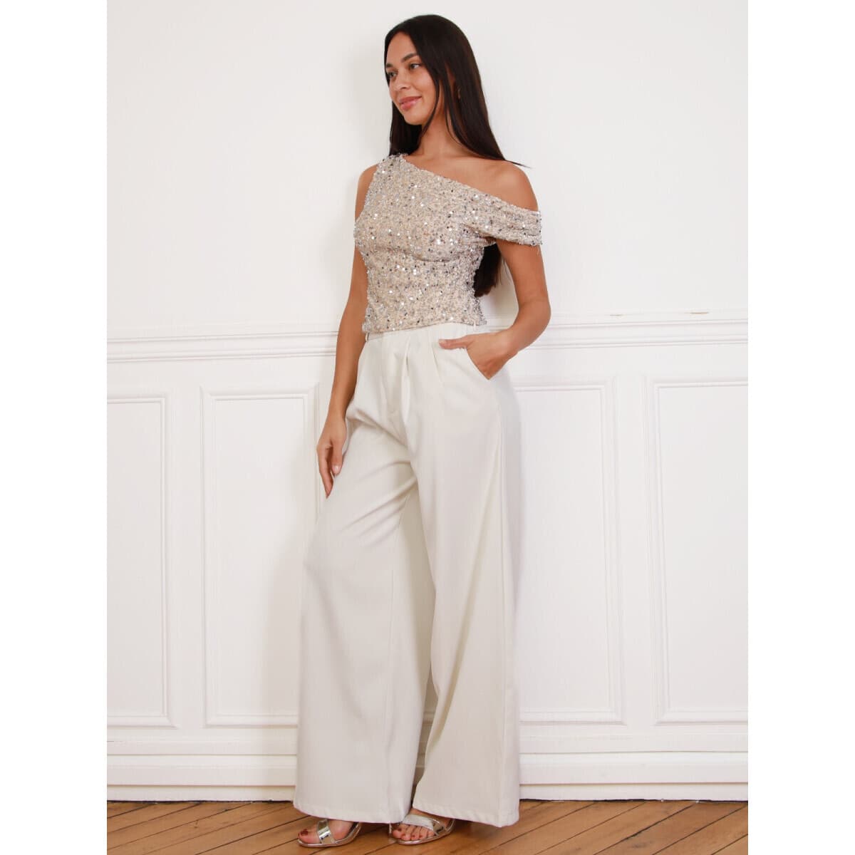 Women's T-Shirts La Modeuse Beige