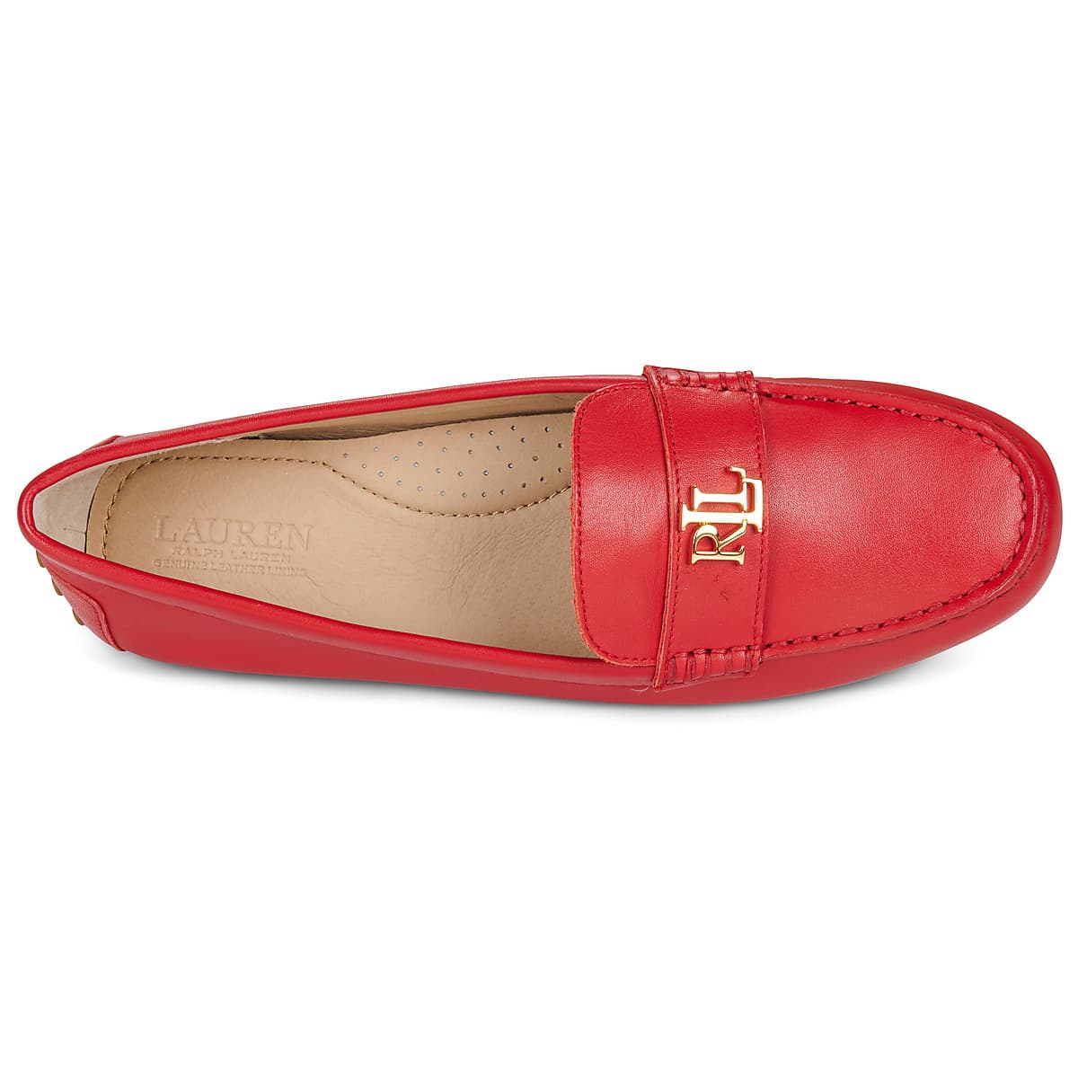 Women's Loafers Lauren Ralph Lauren Red