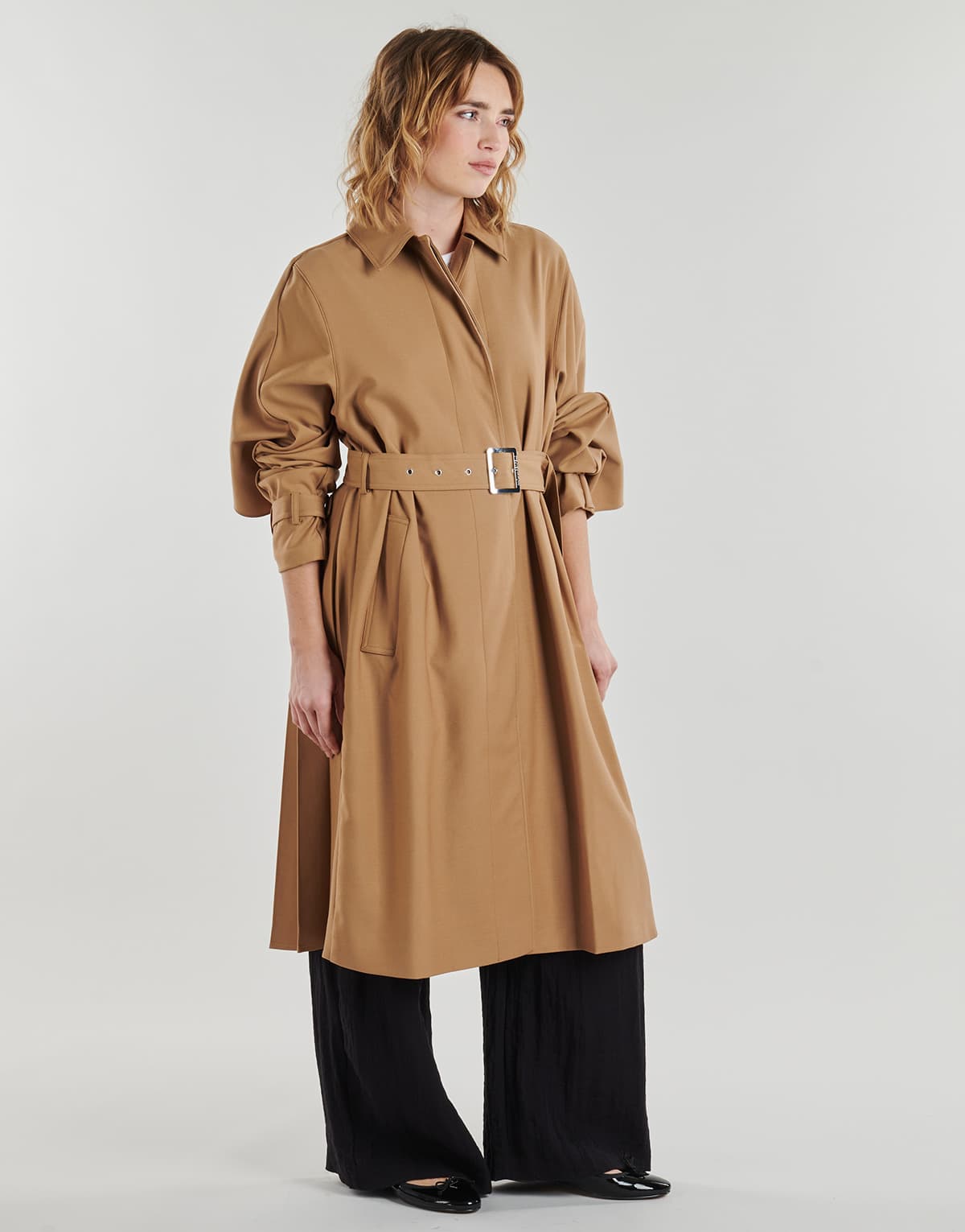 Women's Coats Karl Lagerfeld Beige