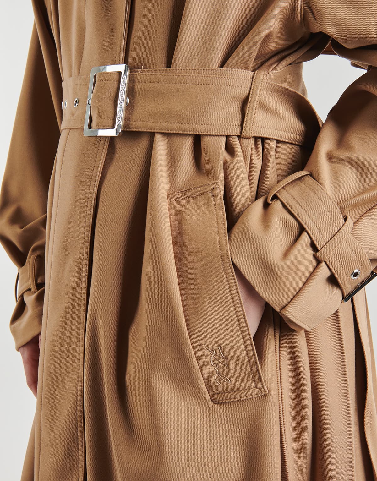 Women's Coats Karl Lagerfeld Beige