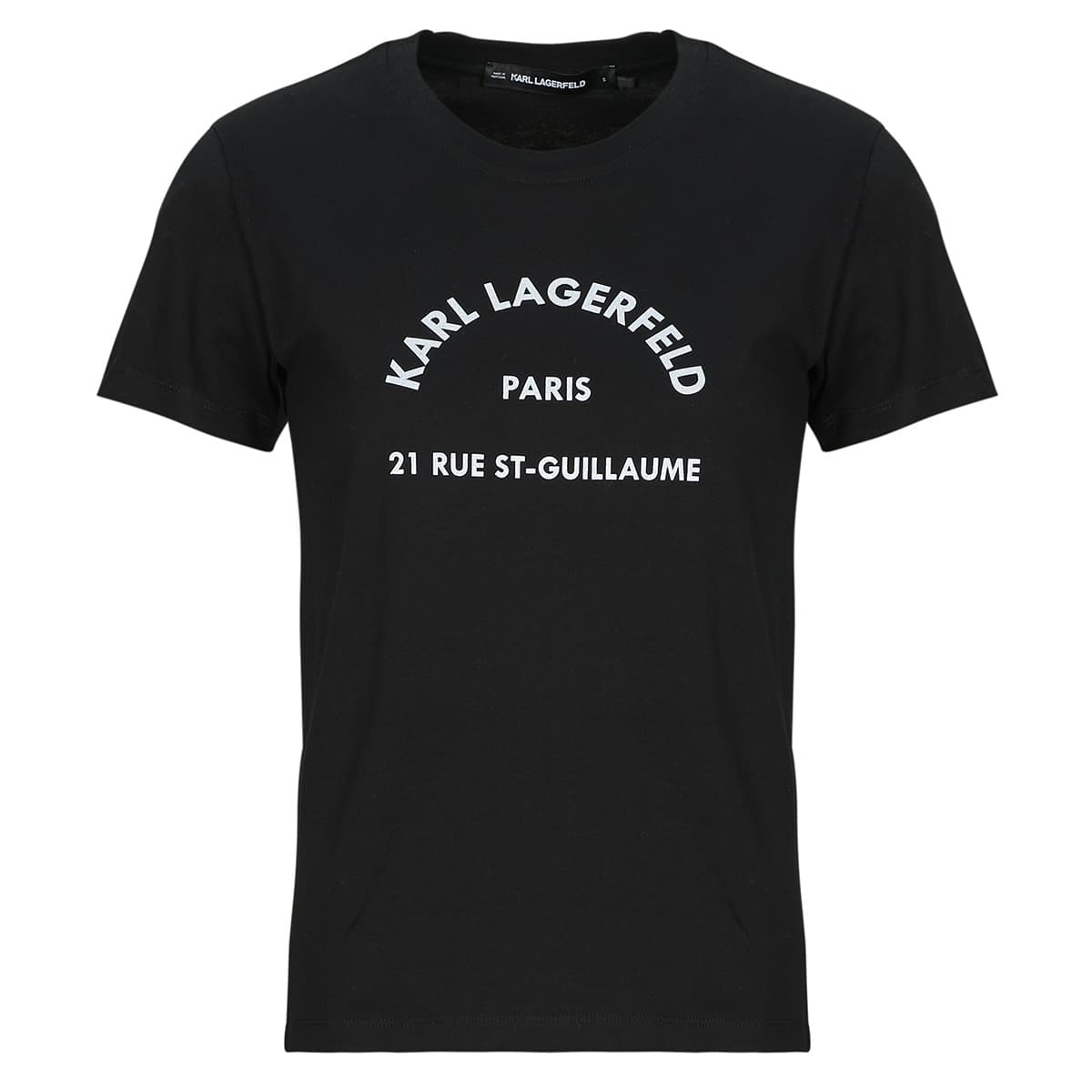 T-shirt με κοντά μανίκια Karl Lagerfeld RSG GLITTER PETITE T-SHIRT