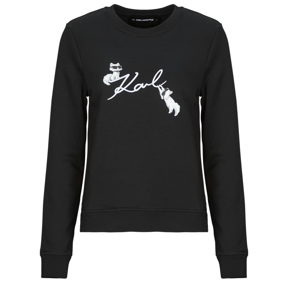 Women's Sports T-Shirts Karl Lagerfeld Black