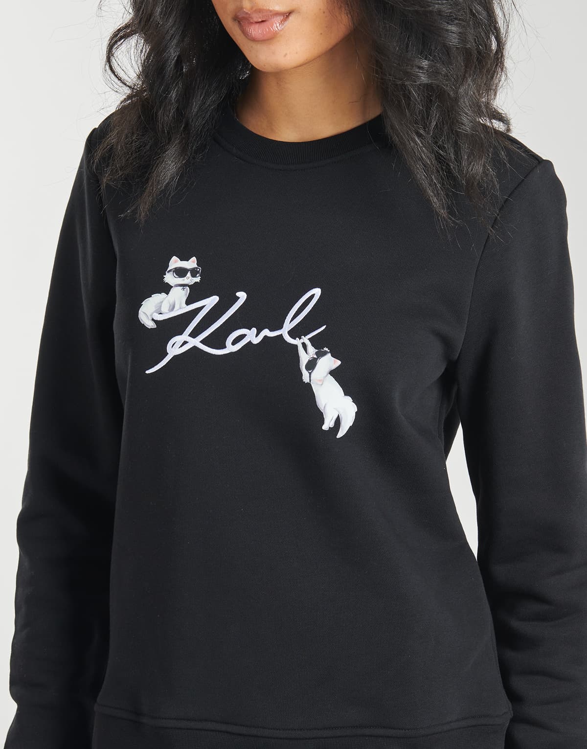 Women's Sports T-Shirts Karl Lagerfeld Black