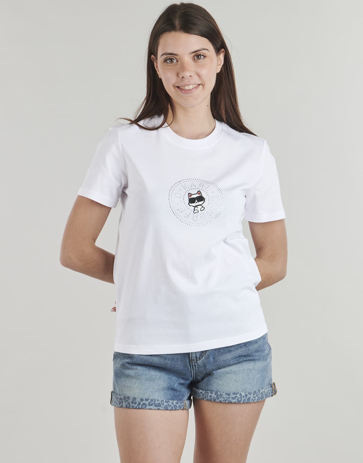 Women's T-Shirts Karl Lagerfeld White