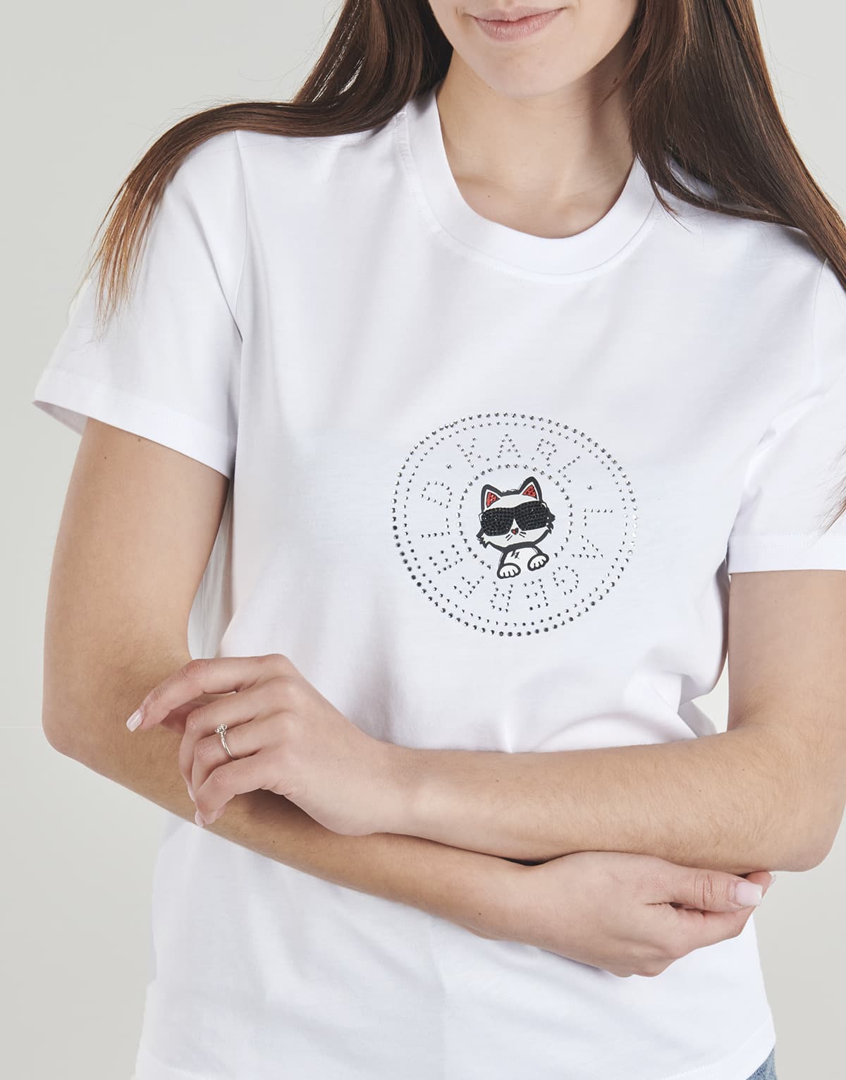 Women's T-Shirts Karl Lagerfeld White