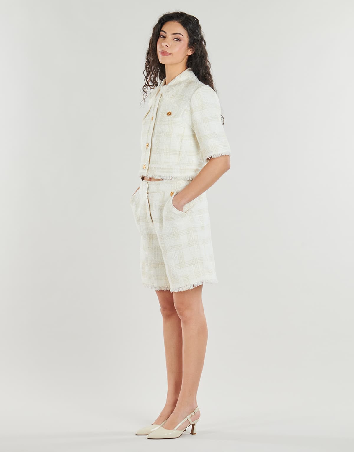 Women's Shorts Karl Lagerfeld Beige