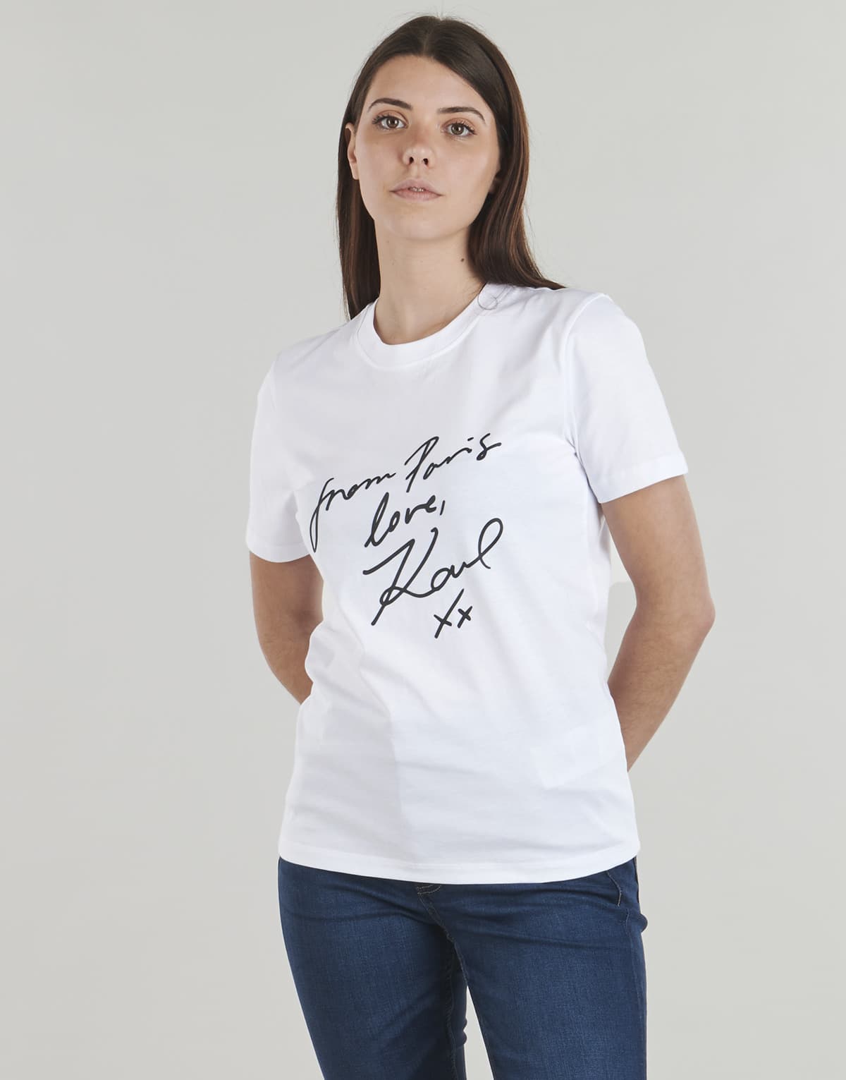 Women's T-Shirts Karl Lagerfeld White