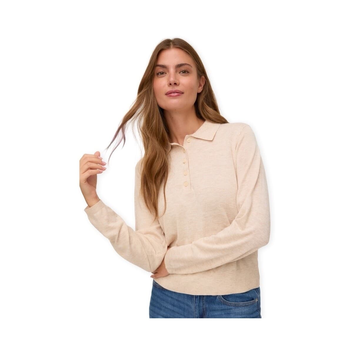 Women's Polo Shirts Aware Beige