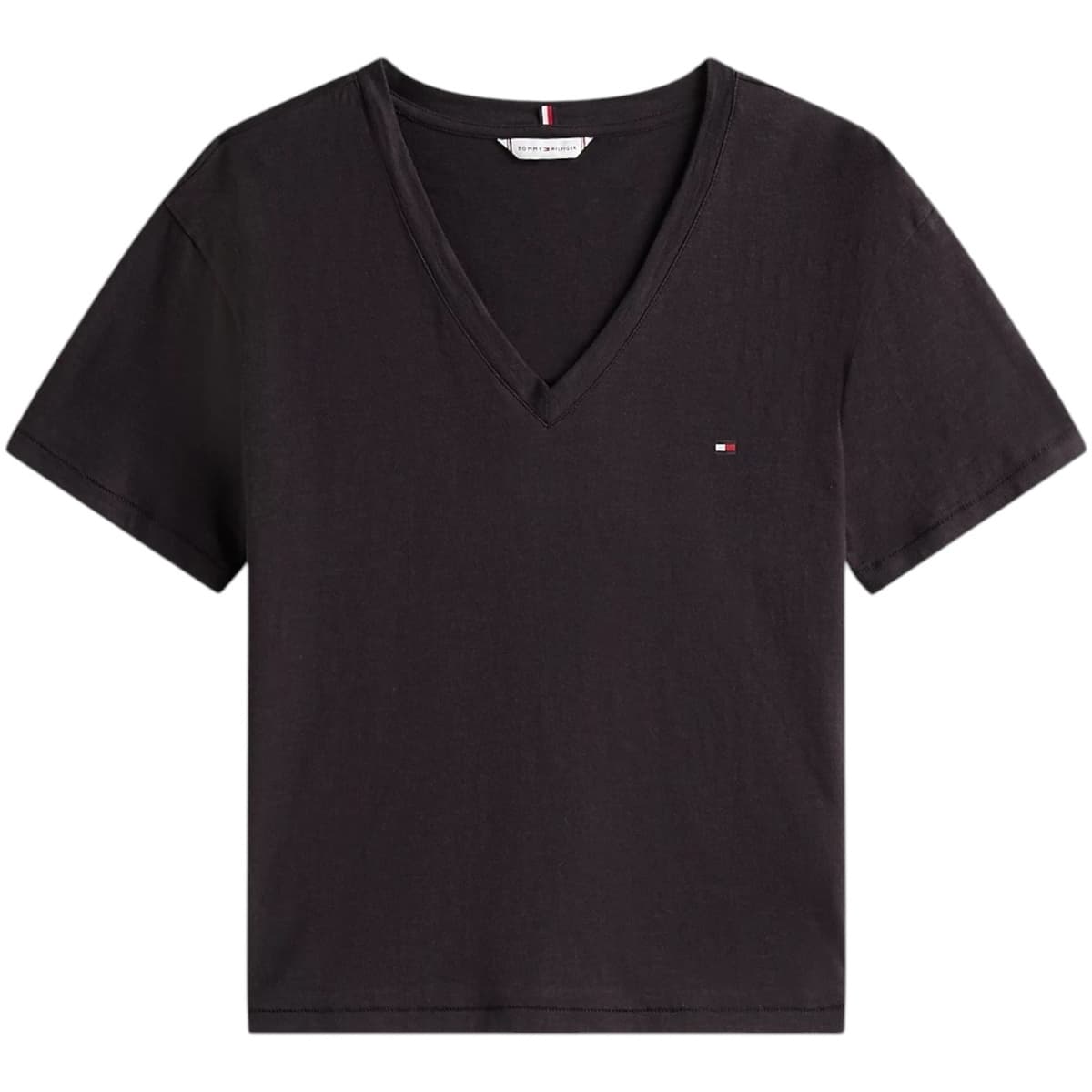 Women's T-Shirts Tommy Hilfiger Black
