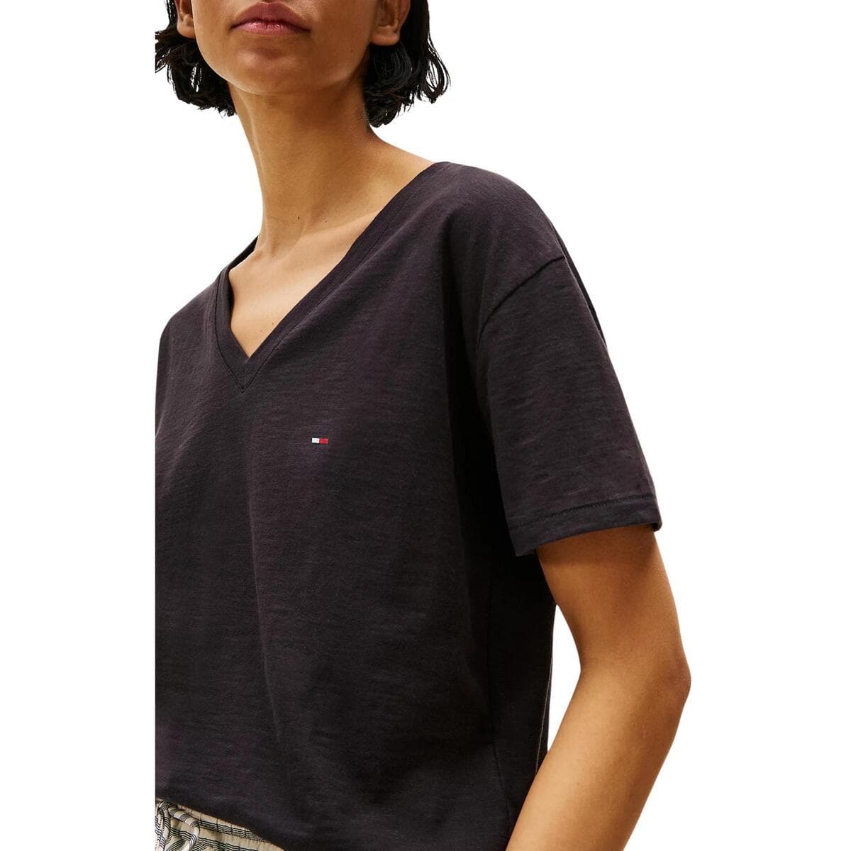 Women's T-Shirts Tommy Hilfiger Black