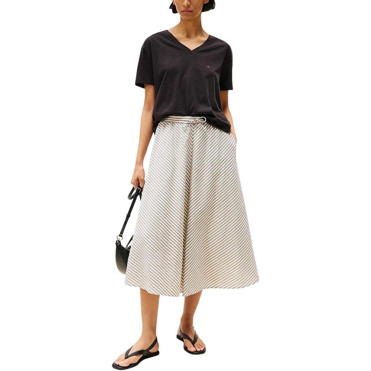 Women's T-Shirts Tommy Hilfiger Black