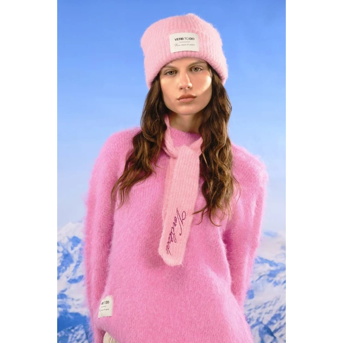 Women's Sweaters Verb To Do Pink