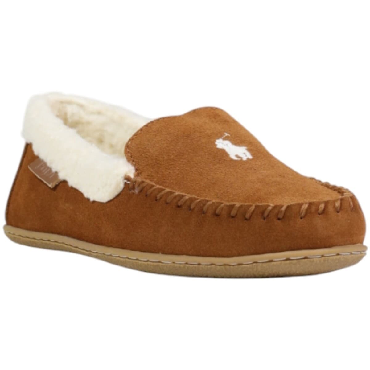 Women's House Slippers Ralph Lauren Brown