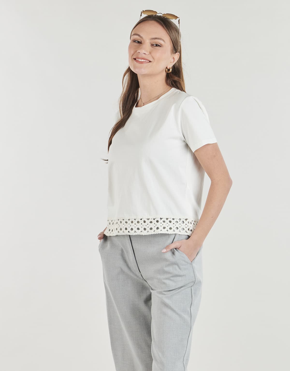 Women's T-Shirts Ikks White