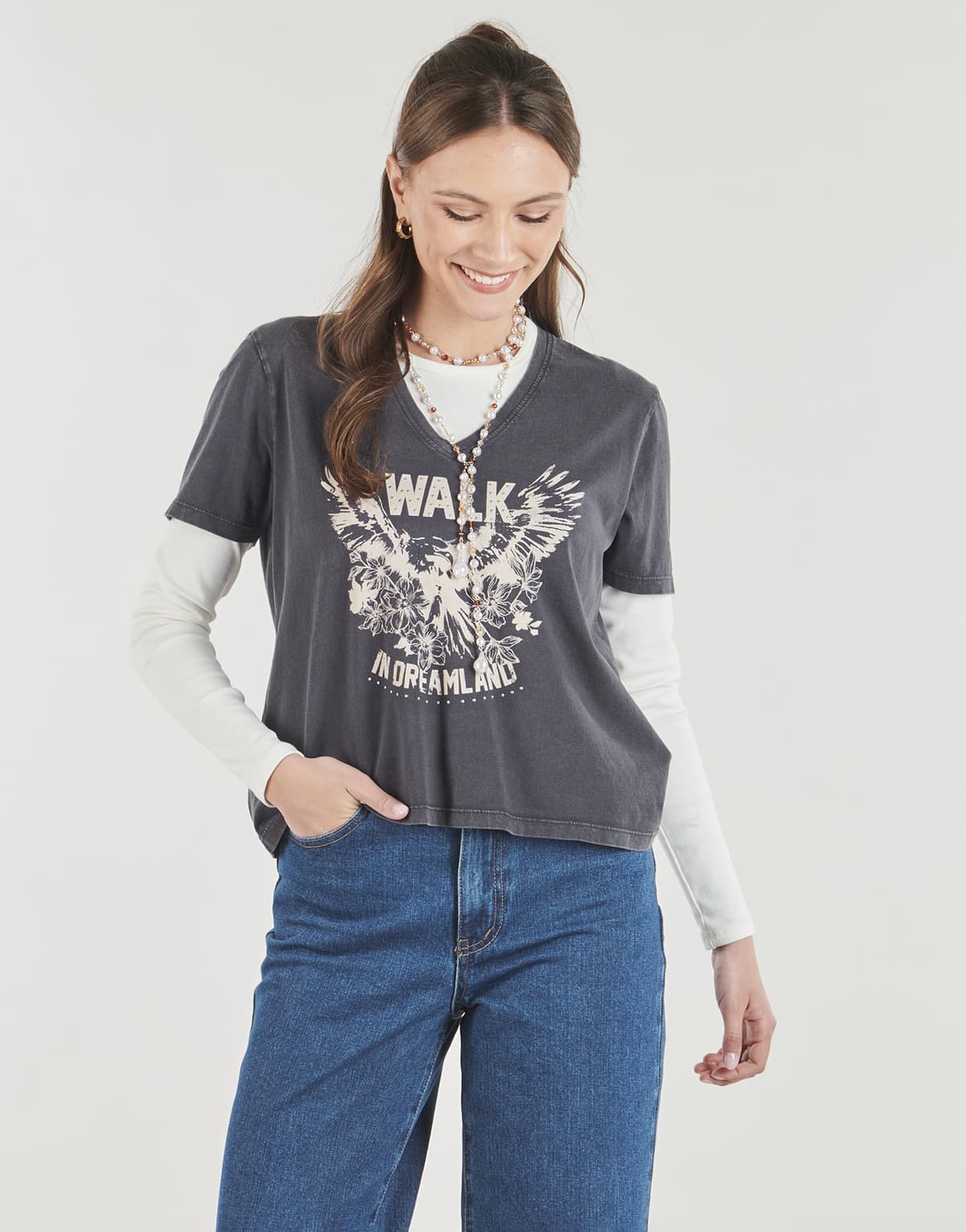 Women's T-Shirts Ikks Black