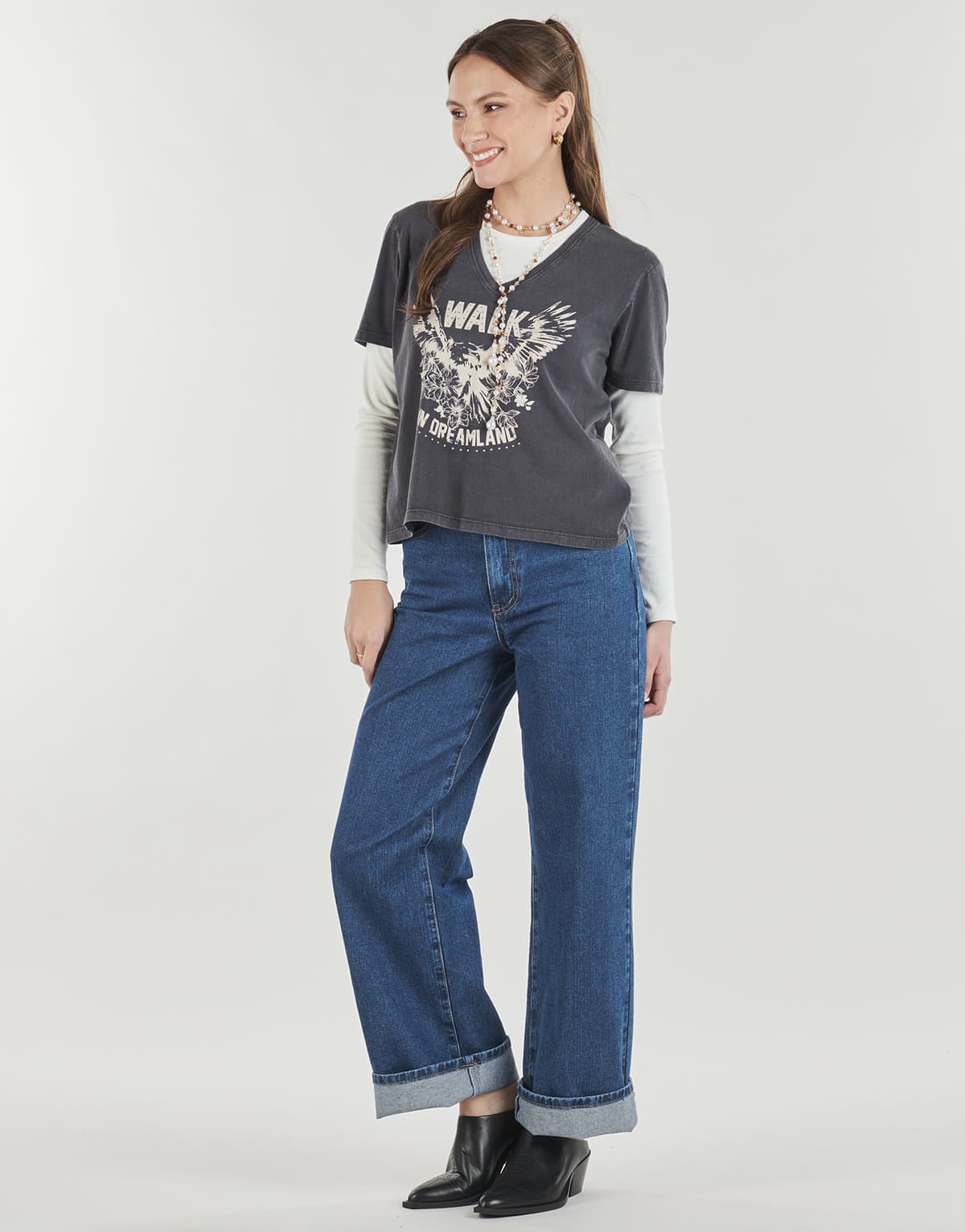 Women's T-Shirts Ikks Black