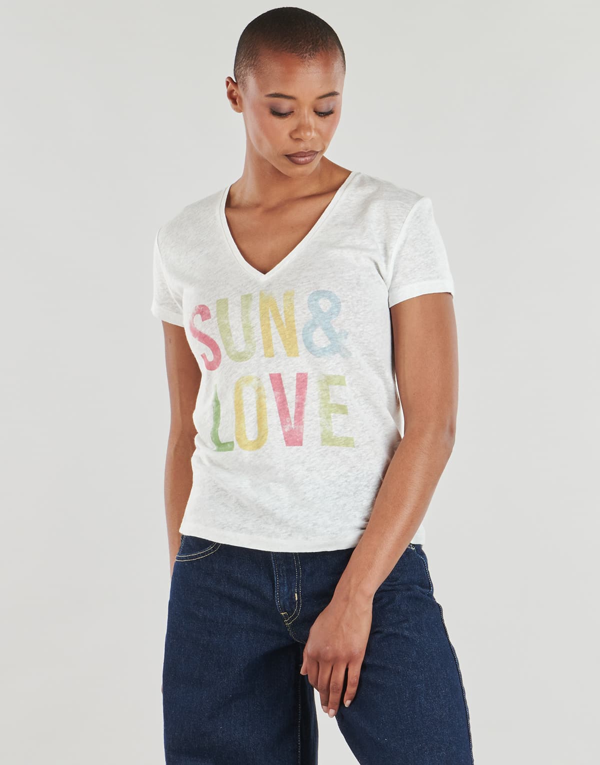 Women's T-Shirts Ikks White