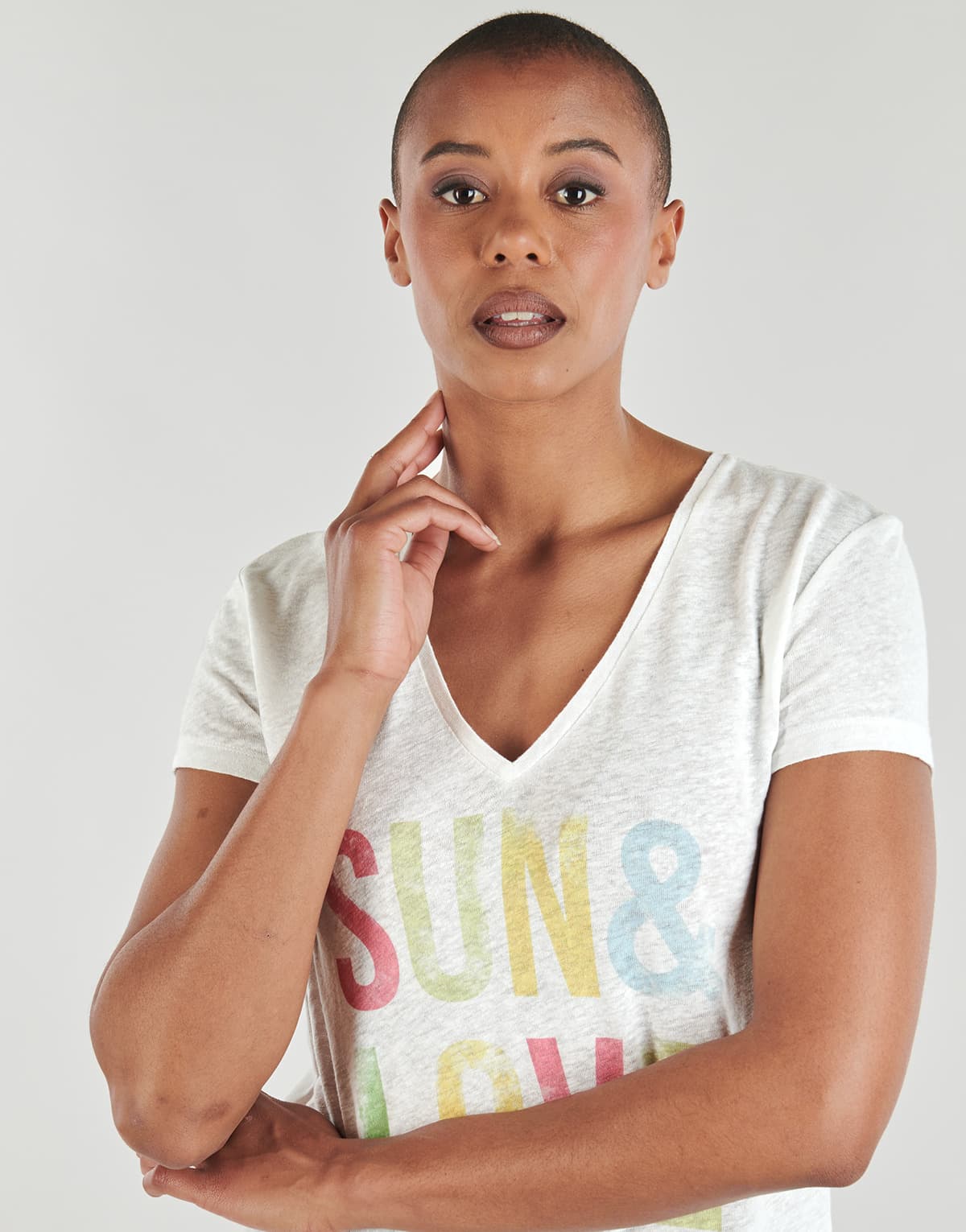 Women's T-Shirts Ikks White