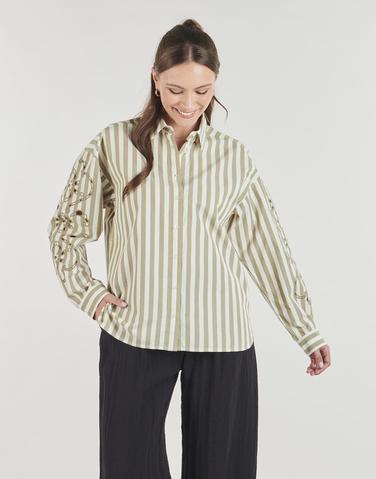 Women's Shirts Ikks Green