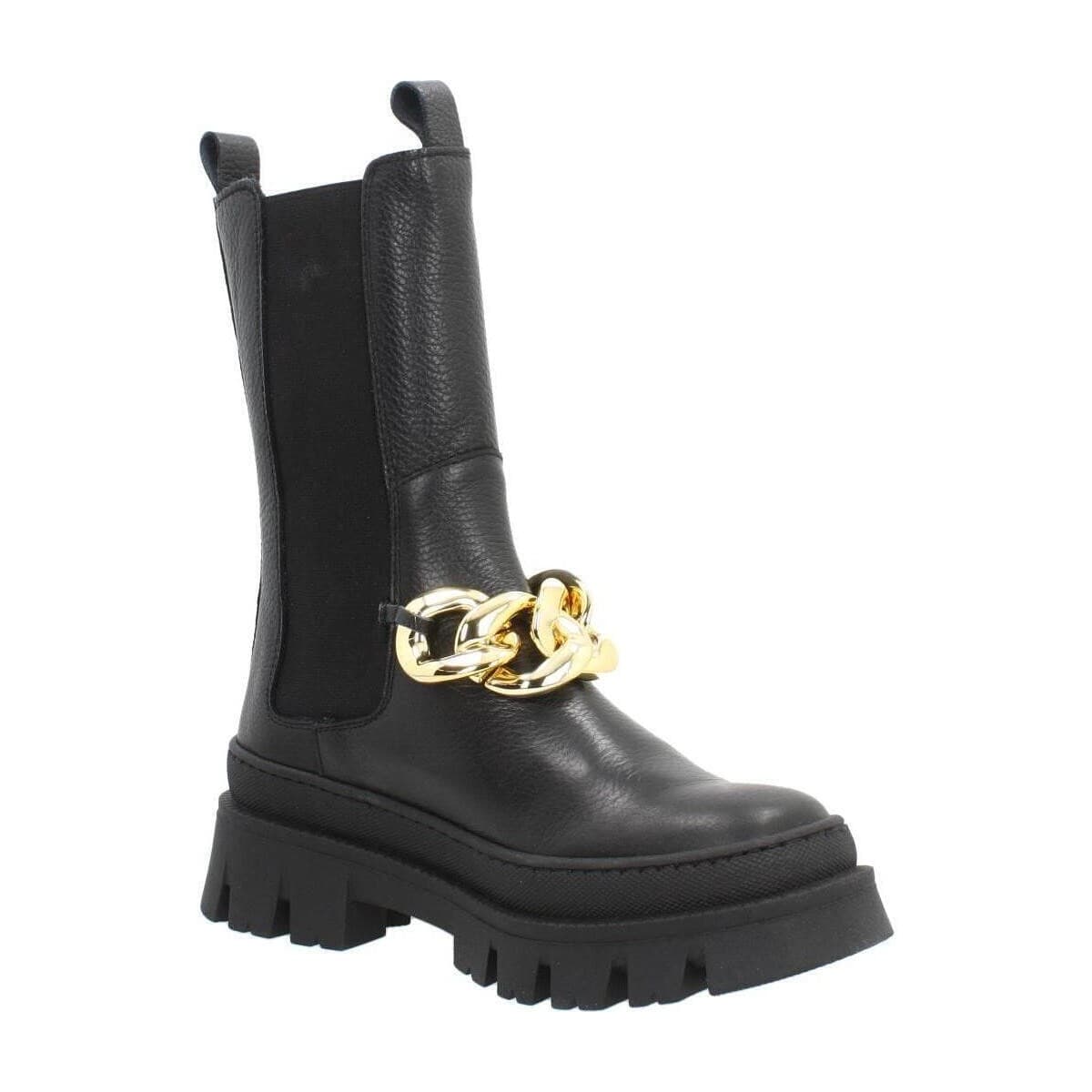 Women's Ankle Boots Yellow Black