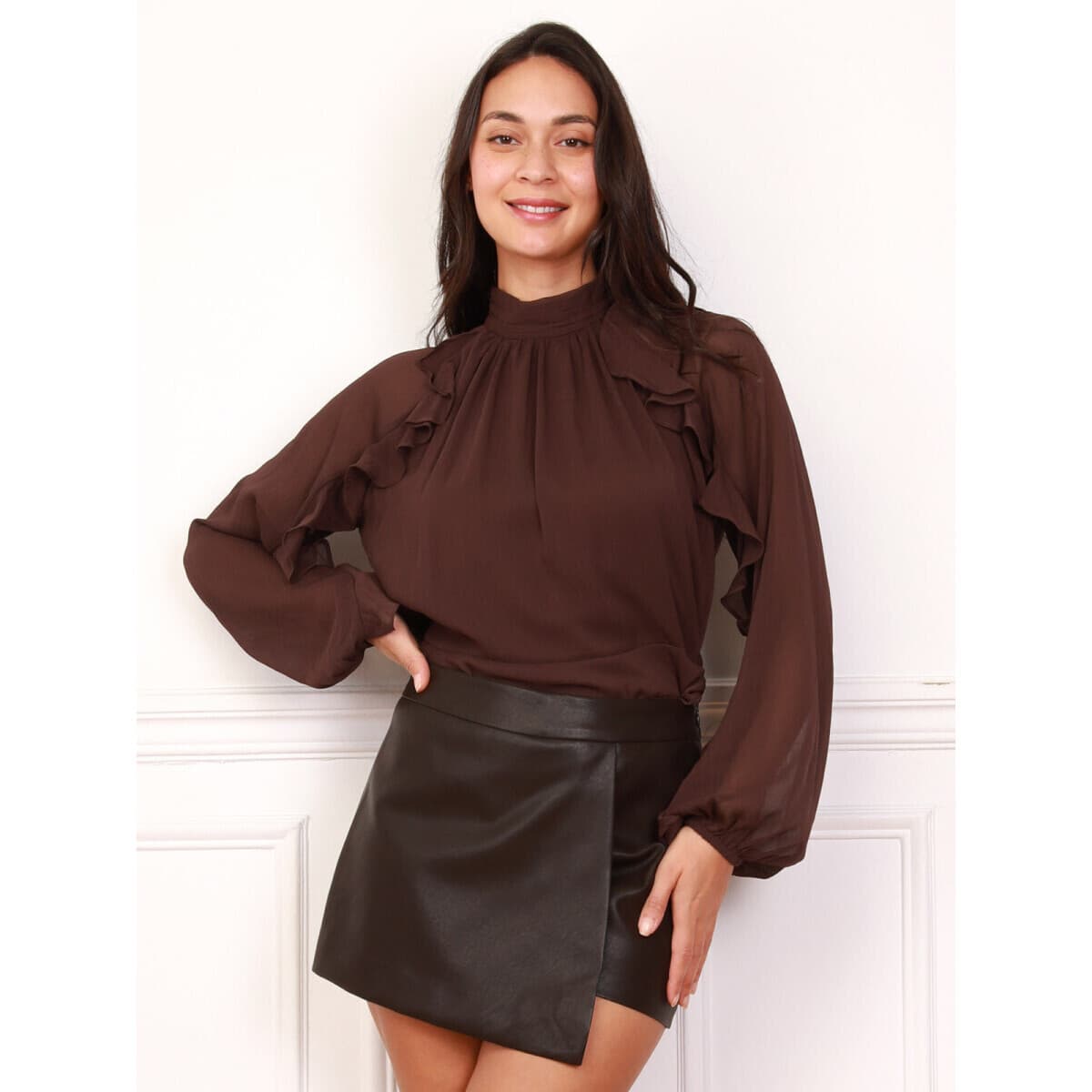 Women's Shorts La Modeuse Brown