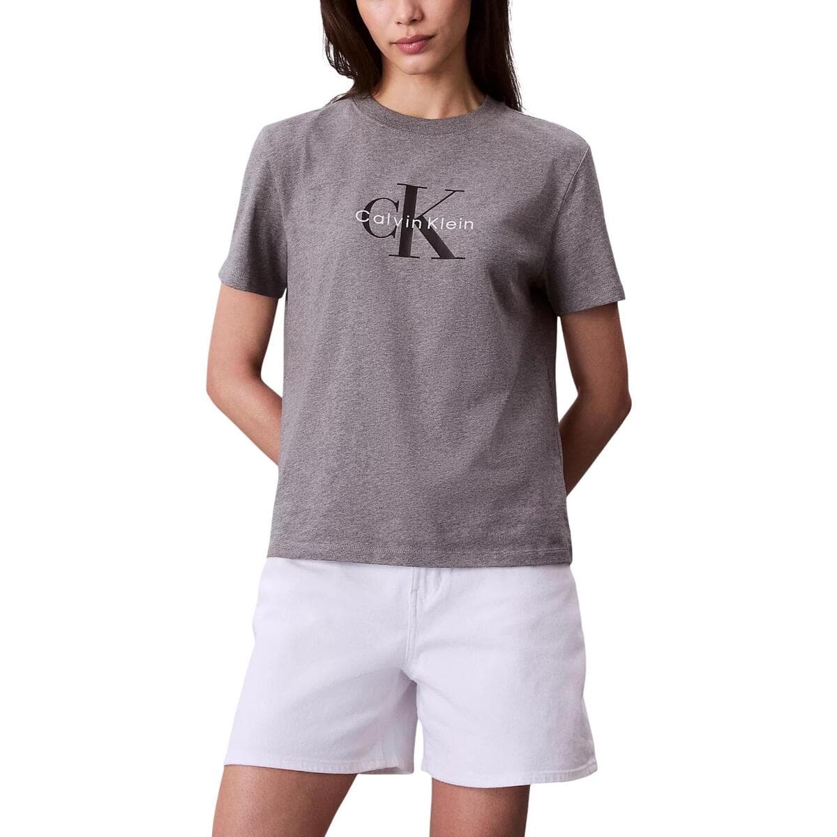 Women's T-Shirts Calvin Klein Gray