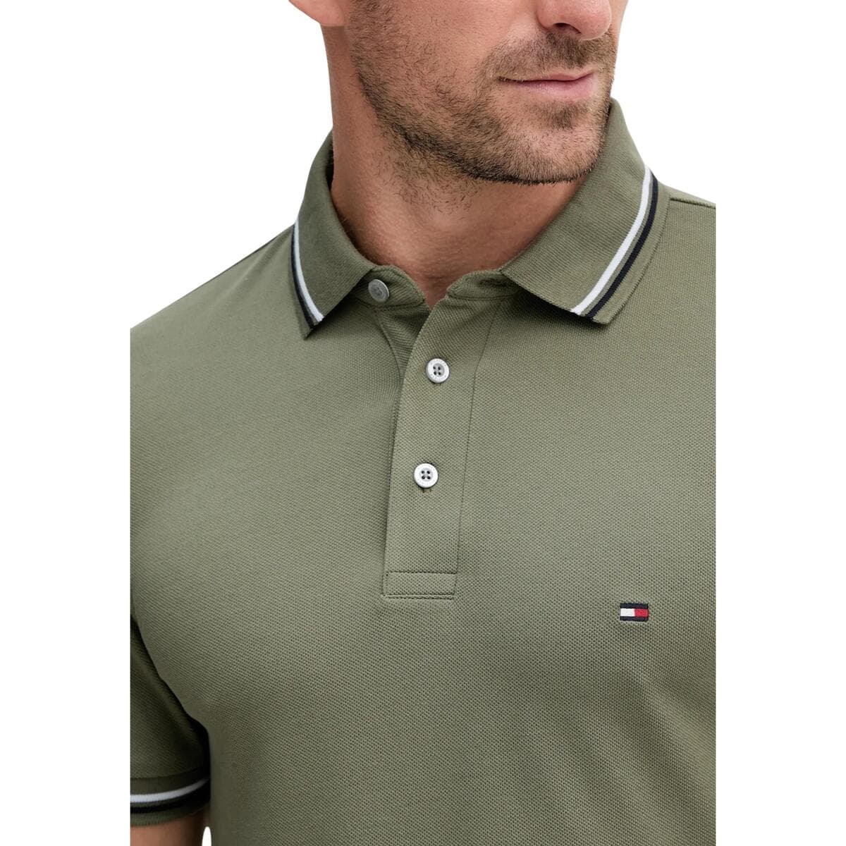 Men's Polo Shirts Tommy Hilfiger Green