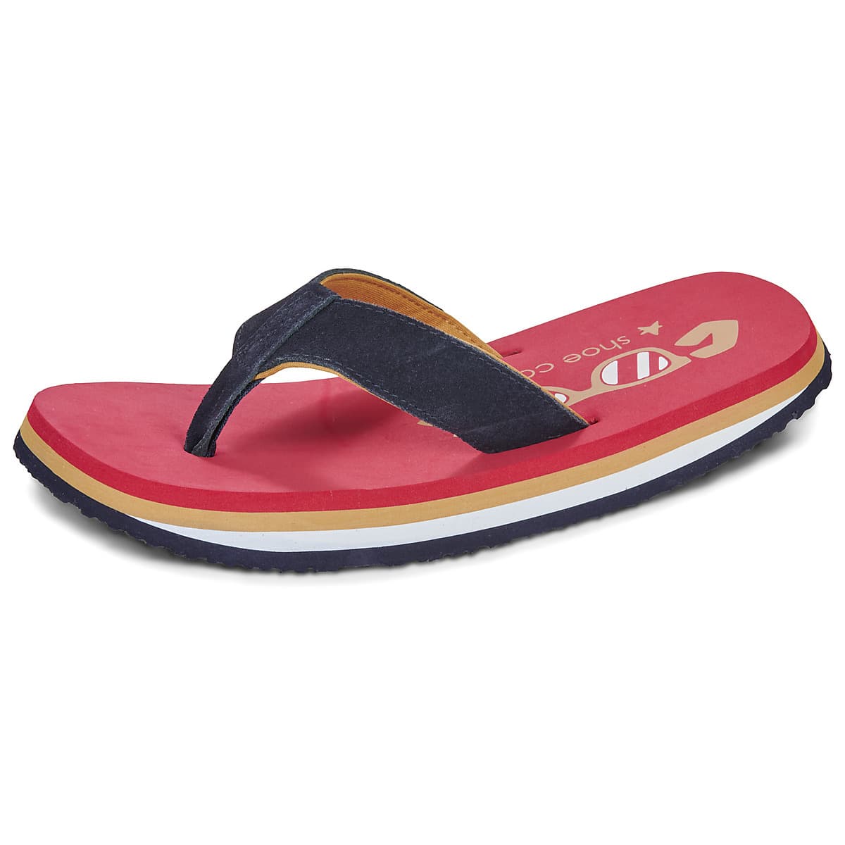 Men's Flip Flops Cool shoe Red