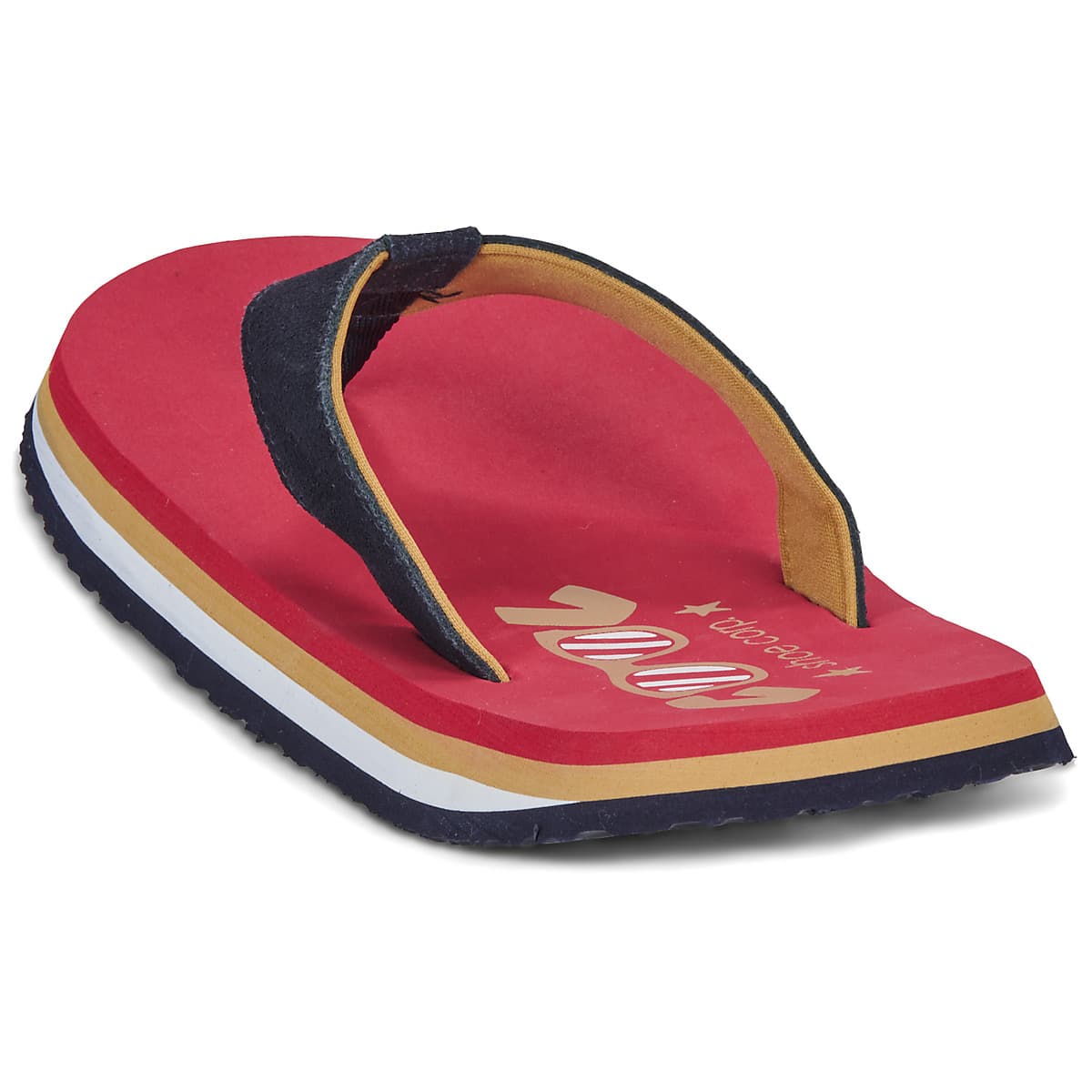 Men's Flip Flops Cool shoe Red