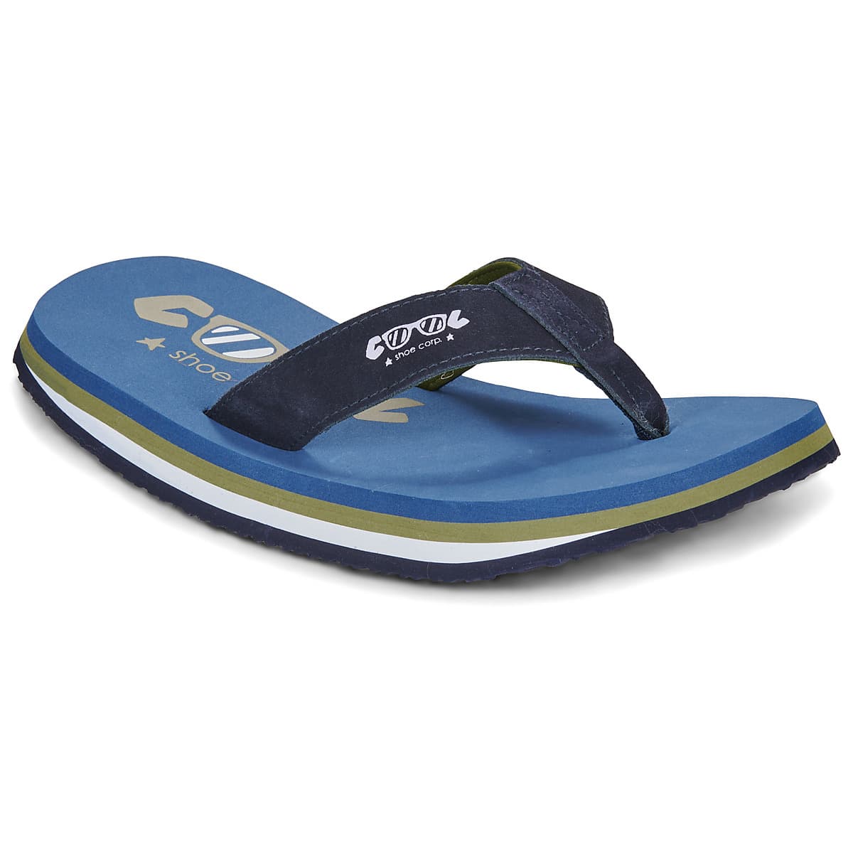 Men's Flip Flops Cool shoe Blue