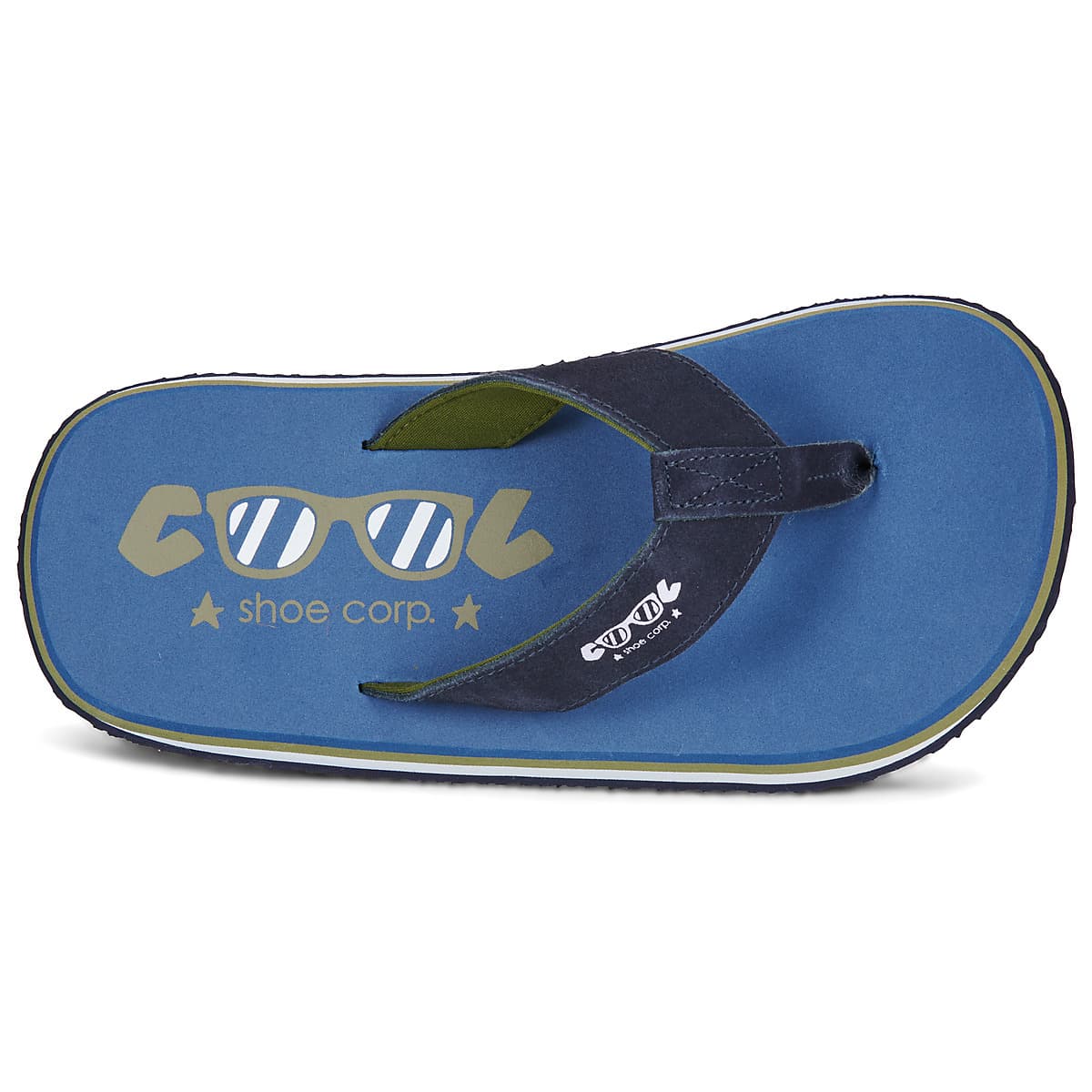 Men's Flip Flops Cool shoe Blue