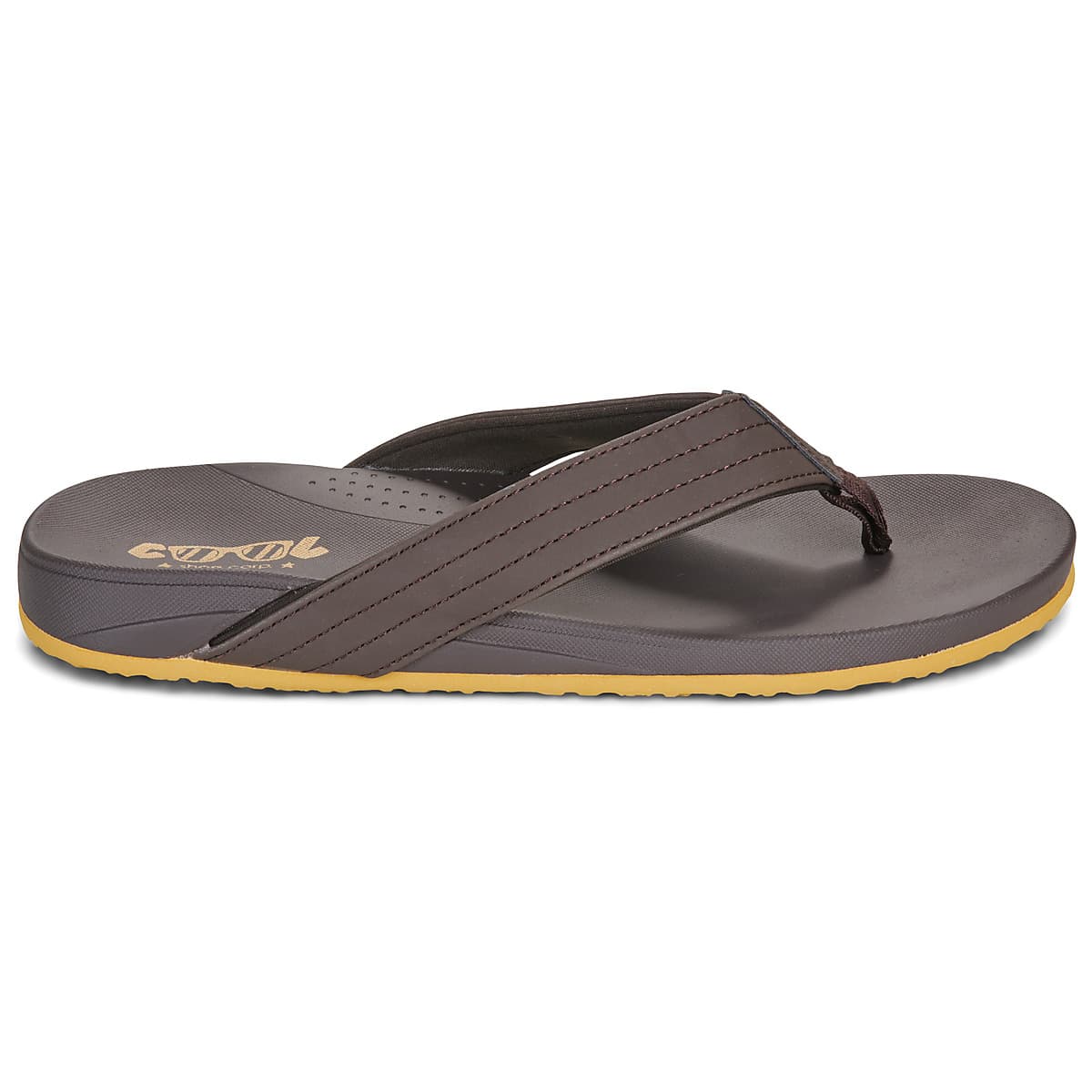 Men's Flip Flops Cool shoe Brown